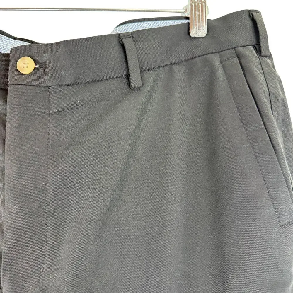 Peter Millar Black Front Flat Golf Men's Shorts Size 36